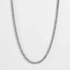 Reclaimed Vintage Unisex Chain Necklace In Silver For Unisex -Closet Theory Her 202617251 1 silver
