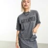Reclaimed Vintage Logo Cropped Tee In Charcoal For Women -Closet Theory Her 205265027 1 charcoal