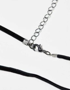 Reclaimed Vintage Purple Corsage Belly Chain For Women Black -Closet Theory Her 205444542 3