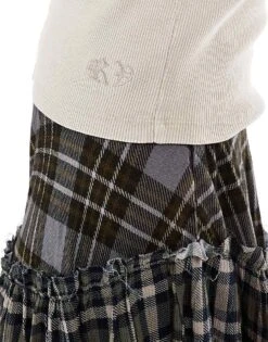 Reclaimed Vintage Unisex Shrunken Ribbed Vest Stone For Unisex -Closet Theory Her 205547551 2