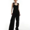 Reclaimed Vintage Jumpsuit With Bust Detail In Black For Women -Closet Theory Her 205646598 1 black