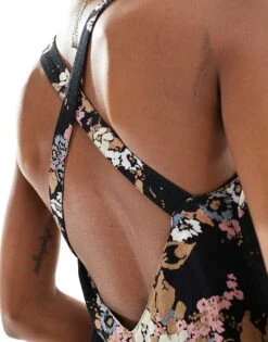 Reclaimed Vintage Sleeveless Playsuit In Floral For Women -Closet Theory Her 205661091 3