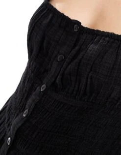 Reclaimed Vintage Western Playsuit In Black For Women -Closet Theory Her 205705517 3