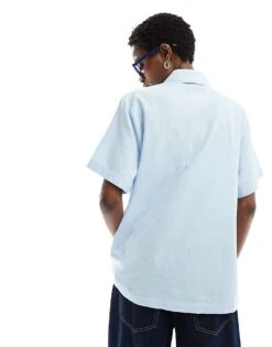 Reclaimed Vintage Shirt With Broderie Detail In Blue For Women Multi -Closet Theory Her 205705556 3