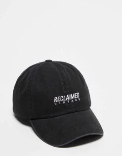 Reclaimed Vintage Unisex Logo Cap In Black For Unisex -Closet Theory Her 205710142 1 black 1