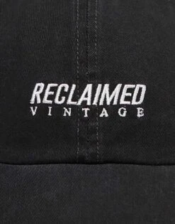 Reclaimed Vintage Unisex Logo Cap In Black For Unisex -Closet Theory Her 205710142 3