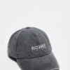 Reclaimed Vintage Unisex Logo Cap In Charcoal For Unisex -Closet Theory Her 205710145 1 charcoal