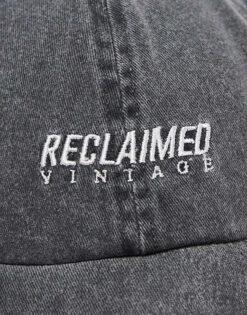 Reclaimed Vintage Unisex Logo Cap In Charcoal For Unisex -Closet Theory Her 205710145 4
