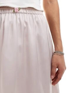 Reclaimed Vintage Lingerie Slip Skirt In Pink For Women Pale Pink -Closet Theory Her 205740978 5