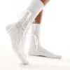 Reclaimed Vintage Socks With Bows In White For Women -Closet Theory Her 205830270 1 white