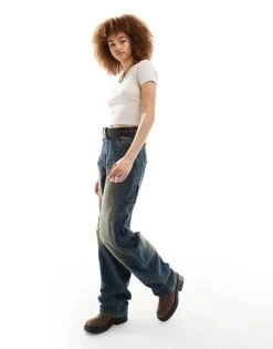 Reclaimed Vintage Lace Trim Ballet Baby Tee In Stone For Women -Closet Theory Her 205958087 4