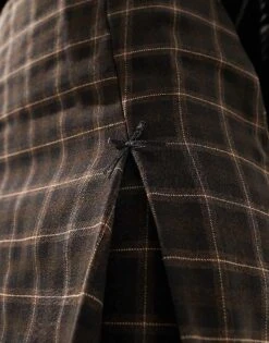 Reclaimed Vintage Mini Check Skirt With Bows For Women Multi -Closet Theory Her 205990049 3