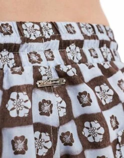 Reclaimed Vintage Swim Short In Blue Floral Tile Print For Unisex Multi -Closet Theory Her 206203484 2