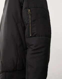 Reclaimed Vintage Unisex Oversized Bomber Jacket In Black For Unisex 10 Reclaimed Vintage Unisex Oversized Bomber Jacket In Black For Unisex -Closet Theory Her 206477218 4