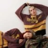 Reclaimed Vintage Unisex Varsity Logo Jumper In Brown For Unisex Multi -Closet Theory Her 206495421 1 multi