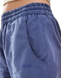 Reclaimed Vintage Revived X Glass Onion Longline Track Short With Lace Hem For Women Green -Closet Theory Her 206508660 4