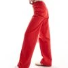 Reclaimed Vintage 00s Baggy Jean In Red For Women -Closet Theory Her 206555884 1 red