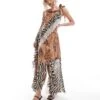 Reclaimed Vintage Limited Edition Deconstructed Leopard And Animal Print Dress For Women -Closet Theory Her 206578335 1 animalprint