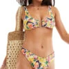 Reclaimed Vintage Bikini Co-ord In Postcard Print -Closet Theory Her 206590252 group 1