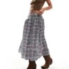 Reclaimed Vintage Cowgirl Midi Skirt With Drop Waist In Gingham For Women Multi -Closet Theory Her 206637374 1 multi