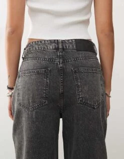 Reclaimed Vintage Low Rise Baggy Jean In Grey Wash For Women -Closet Theory Her 206647383 4