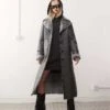 Reclaimed Vintage Faux Suede Coat With Fur Trim For Women Washed Black 1 Reclaimed Vintage Faux Suede Coat With Fur Trim For Women Washed Black -Closet Theory Her 206655873 1 washedblack