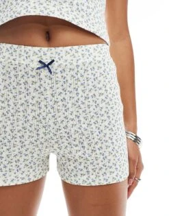 Reclaimed Vintage Mini Short In Ditsy Floral Print For Women Multi -Closet Theory Her 206666176 3