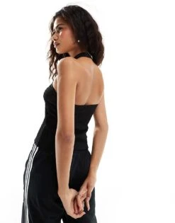 Reclaimed Vintage Halter Neck Top In Black For Women Multi -Closet Theory Her 206682490 2