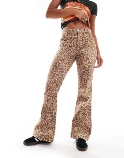 Reclaimed Vintage Western Leopard Flare Jean For Women -Closet Theory Her 206698542 1 leopard 1