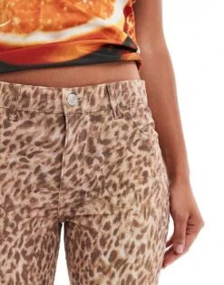 Reclaimed Vintage Western Leopard Flare Jean For Women -Closet Theory Her 206698542 4