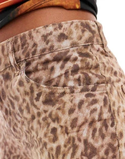 Reclaimed Vintage Western Leopard Flare Jean For Women -Closet Theory Her 206698542 5