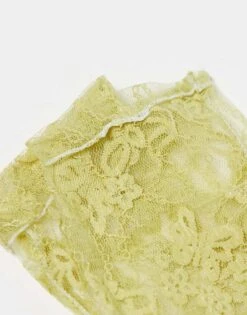 Reclaimed Vintage Mesh Floral Ankle Socks 2 Pack In Yellow And Pink For Women Multi -Closet Theory Her 206701768 3