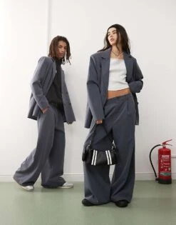 Reclaimed Vintage Unisex Chambray Co-ord With Contrast Stitch -Closet Theory Her 206816404 1 lightblue 1