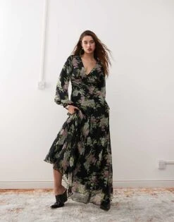 Reclaimed Vintage Maxi Dress In Floral Print For Women Multi -Closet Theory Her 206817865 1 multi 1