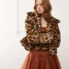 Reclaimed Vintage Cropped Faux Fur Jacket In Animal Print For Women Leopard Print -Closet Theory Her 206835424 1 leopardprint