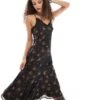 Reclaimed Vintage Cami Slip Dress With Spliced Floral Print For Women Multi Floral -Closet Theory Her 206835512 1 multifloral