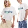 Reclaimed Vintage Unisex Oversized T-shirt With Tennis Club Print In White For Unisex