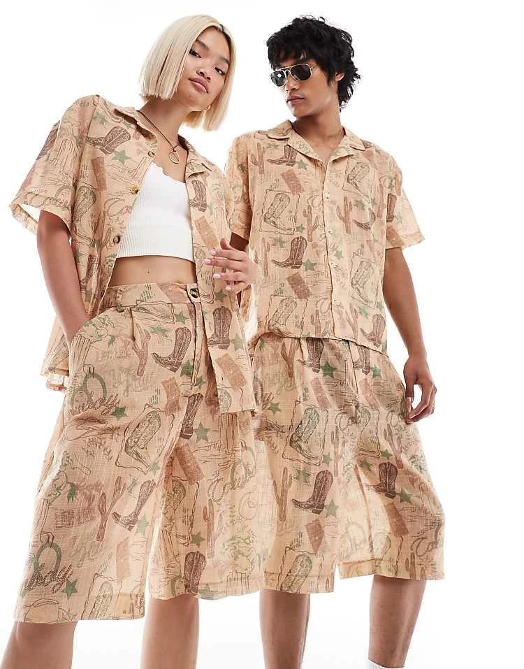 Reclaimed Vintage Unisex Short With Rodeo Print For Unisex Multi 8 Reclaimed Vintage Unisex Short With Rodeo Print For Unisex Multi - Image 6