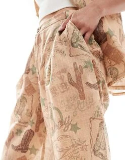 Reclaimed Vintage Unisex Short With Rodeo Print For Unisex Multi 10 Reclaimed Vintage Unisex Short With Rodeo Print For Unisex Multi -Closet Theory Her 206934632 3