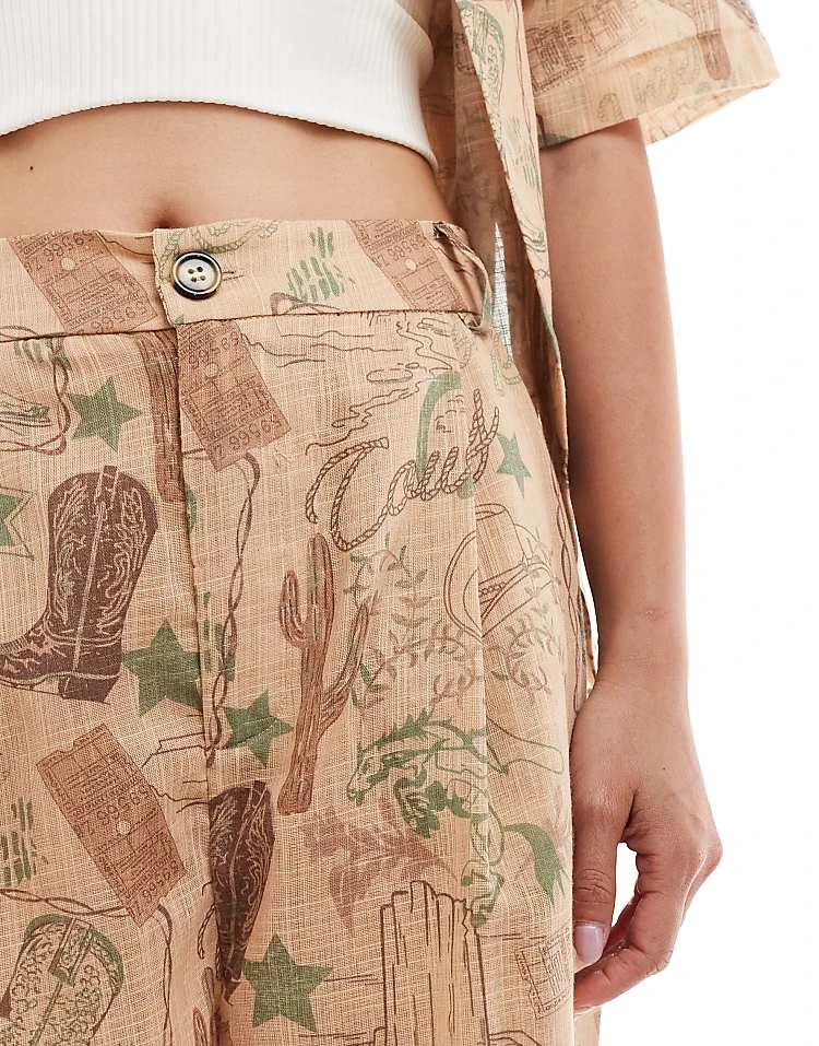 Reclaimed Vintage Unisex Short With Rodeo Print For Unisex Multi 7 Reclaimed Vintage Unisex Short With Rodeo Print For Unisex Multi - Image 5