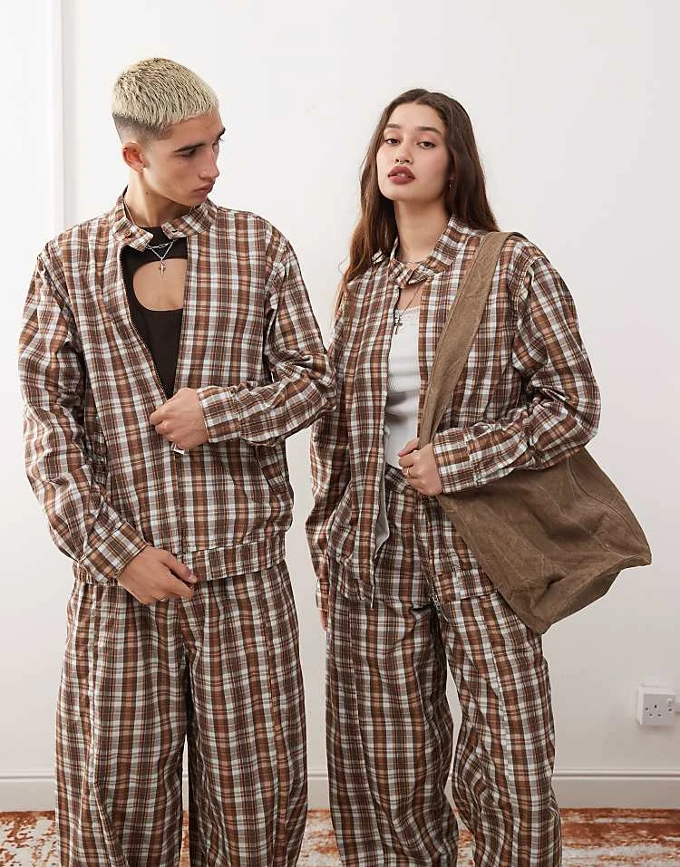 Reclaimed Vintage Unisex Check Print Co-ord 7 Reclaimed Vintage Unisex Check Print Co-ord - Image 5
