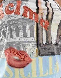 Reclaimed Vintage Bandeau With Applique In Patchwork Print For Women Multi -Closet Theory Her 206974629 3