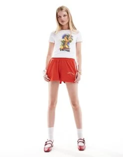 Reclaimed Vintage Baby T Shirt With Lemon Print In White For Women -Closet Theory Her 207037012 4