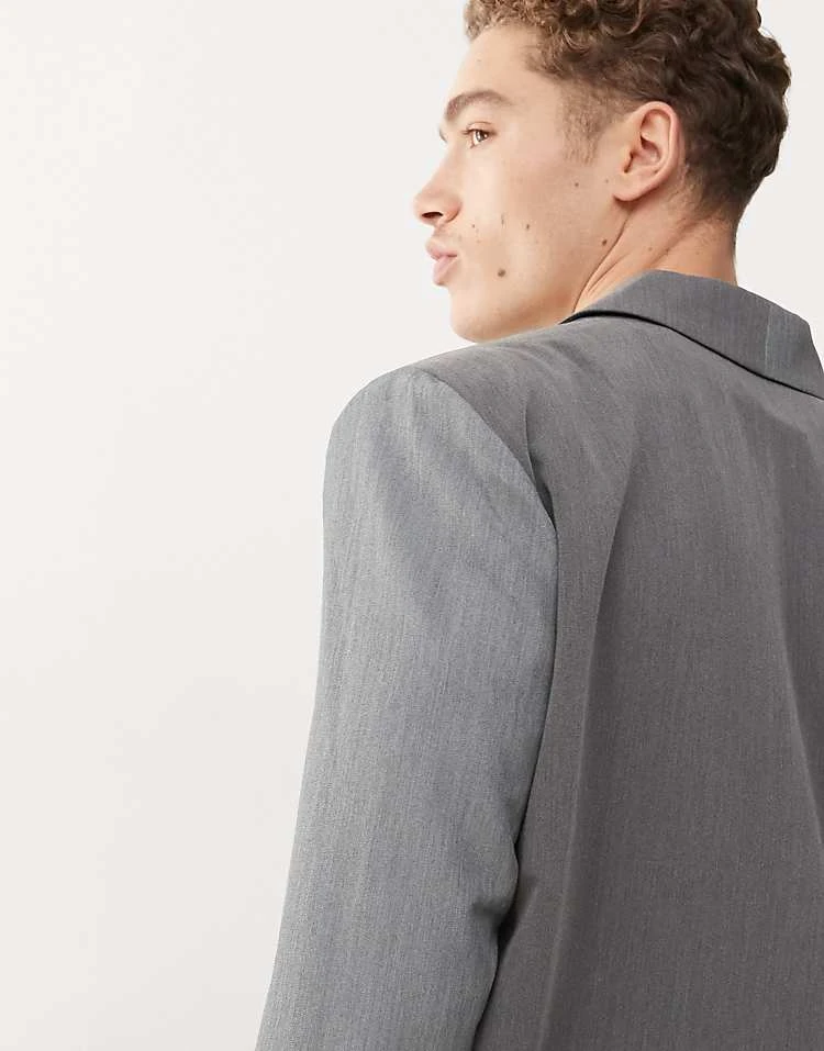 Reclaimed Vintage Unisex Oversized Patchwork Contrast Blazer For Unisex Multi 5 Reclaimed Vintage Unisex Oversized Patchwork Contrast Blazer For Unisex Multi - Image 3