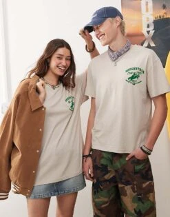 Reclaimed Vintage X Outer Banks Unisex Hold Tight Rodeo Graphic T-shirt In Washed Stone For Unisex -Closet Theory Her 207250273 3