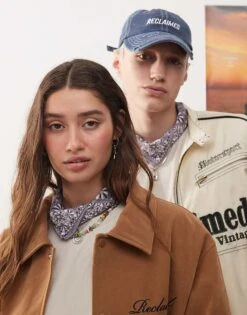 Reclaimed Vintage X Outer Banks Unisex Neck Tie For Unisex Purple -Closet Theory Her 207250297 1 purple 1