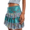 Reclaimed Vintage Mini Tiered Ruffle Skort In Mixed Paisley Print For Women Multi -Closet Theory Her 207310708 1 multi