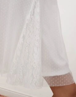 Reclaimed Vintage Western Babydoll Smock Dress In White For Women -Closet Theory Her 207310714 3