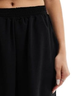 Reclaimed Vintage Casual Pull On Trouser In Black For Women -Closet Theory Her 207341209 4