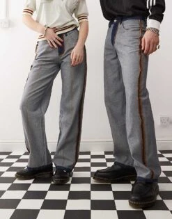 Reclaimed Vintage Unisex Inside Out Jean In Indigo For Unisex -Closet Theory Her 207356721 1 indigo 1